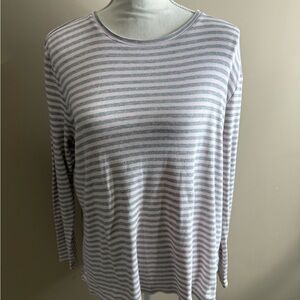 J Jill pure Jill Striped Long Sleeve Women's Top large